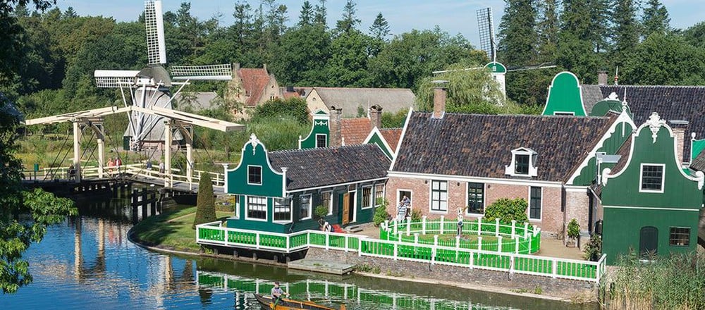 Openlucht museum in Arnhem met oud Nederlandse huizen. Openlucht museum in Arnhem met oud Nederlandse huizen.