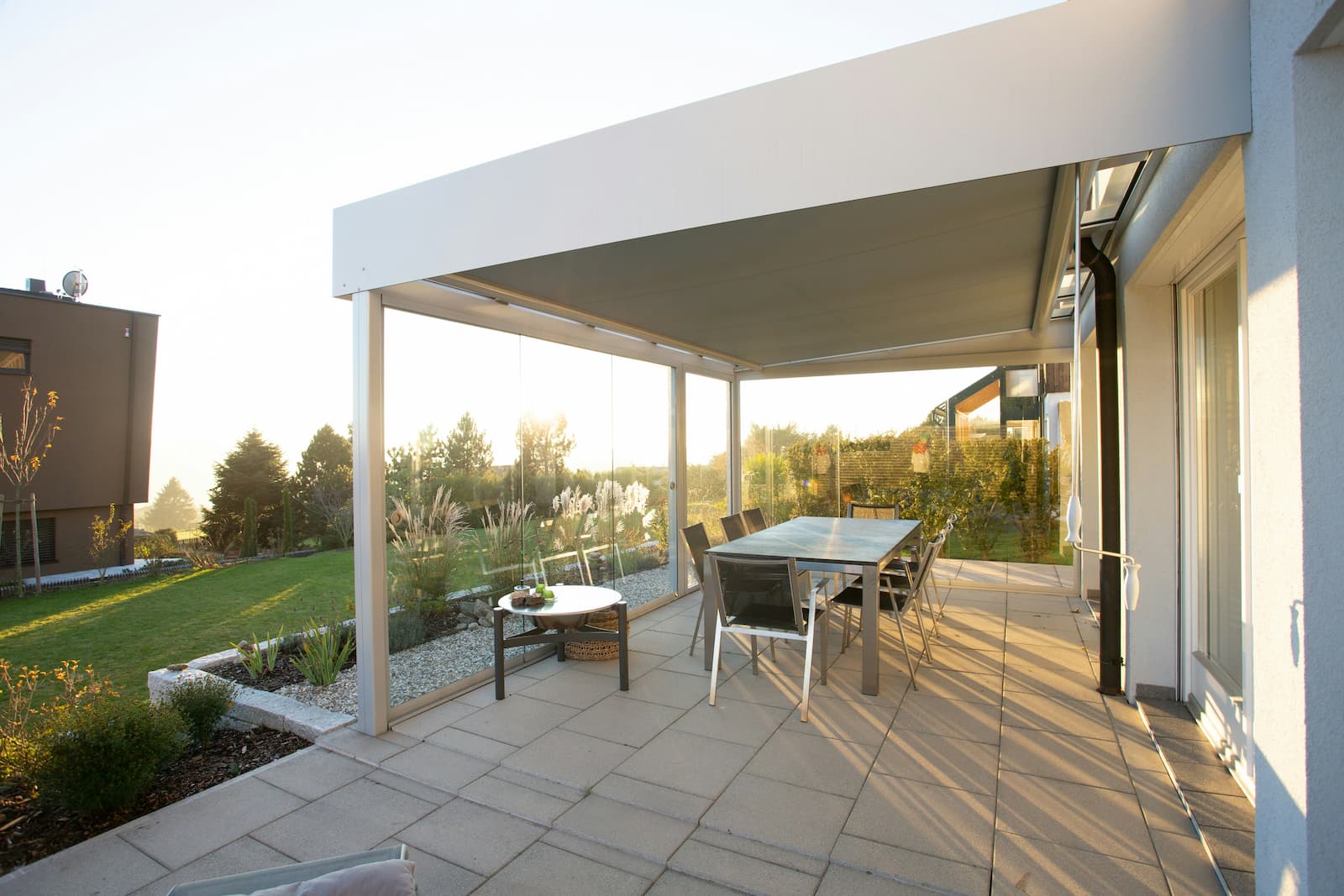Een moderne patio Een moderne patio