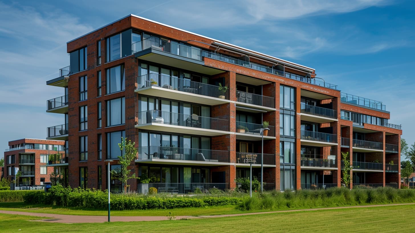 moderne sociale huurwoningen in een appartementencomplex moderne sociale huurwoningen in een appartementencomplex