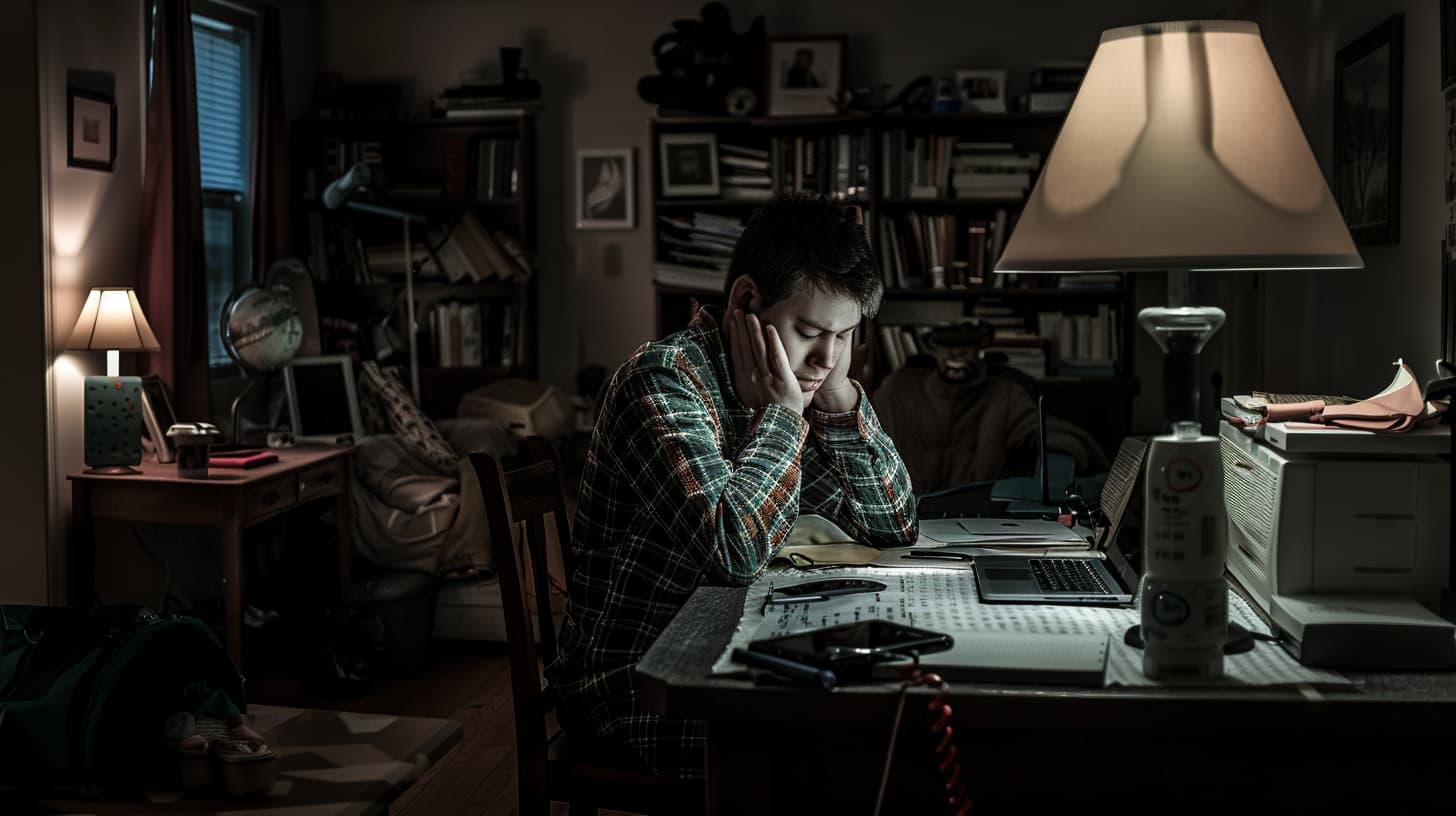 Financiële planning voor huurders Een huurder kijkt naar zijn financiële overzicht op een laptop.