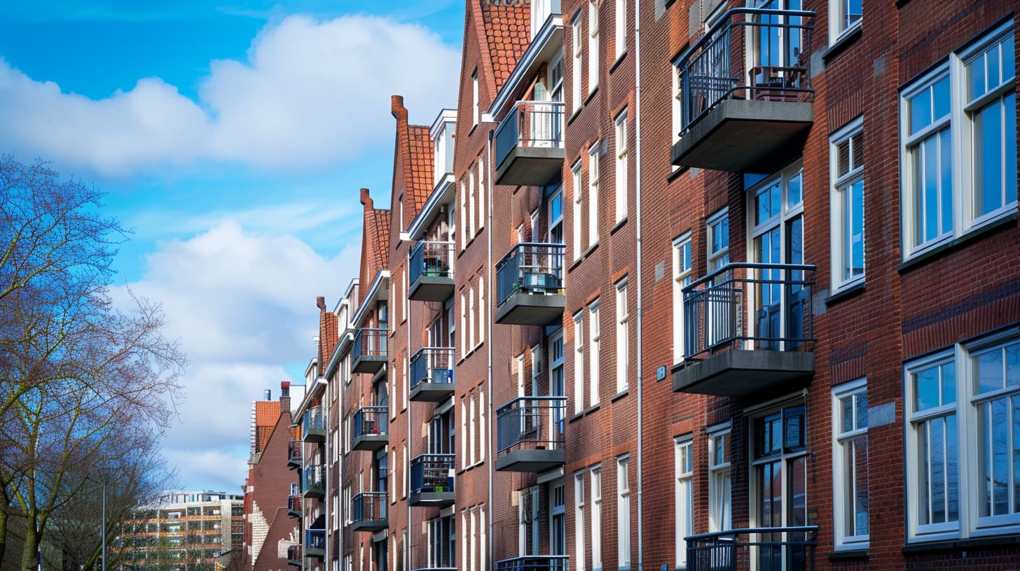 Rood appartementencomplex Rood appartementencomplex